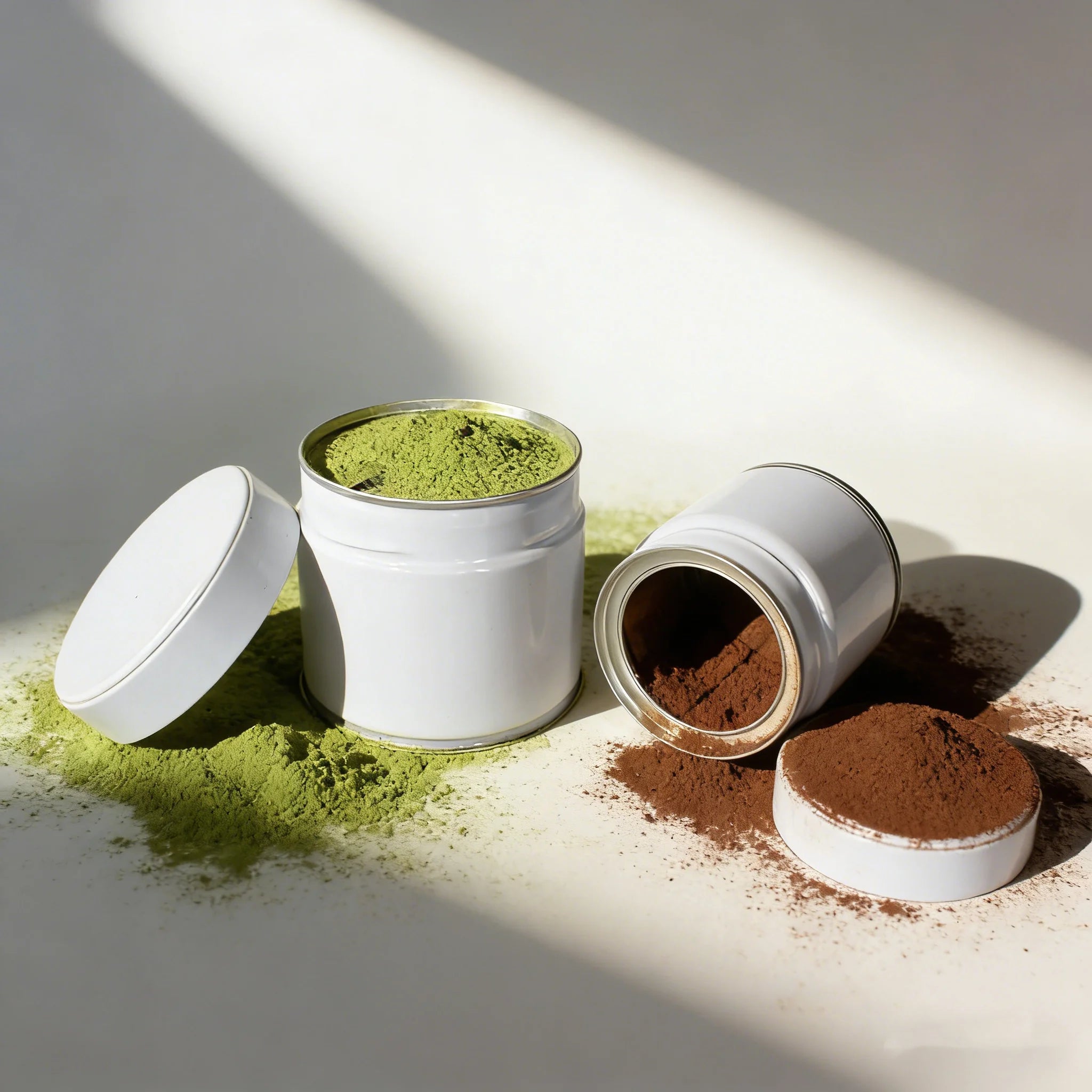 Wholesale Empty Tea Tin Can in Bulk Metal Tin Can Wholesale 100g 30g 50g Matcha Tin Container 60x68mm 60x60mm - 图片 5