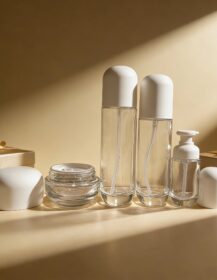 30g 50g 100g 50ml 100ml 120ml Skincare Packaging Glass Cream Jar  Lotion  Glass Pump Bottle for Cosmetic Container