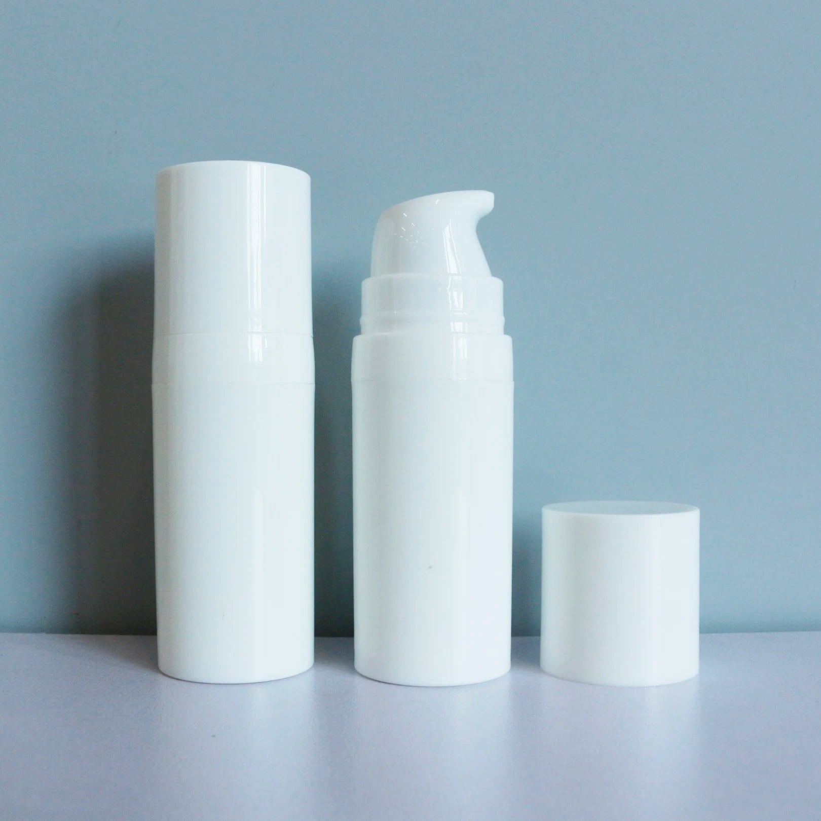 Empty Plastic Cosmetic Airless Lotion Pump Bottle for Essential Oil Serum Cream Packaging 30ml 50ml 80ml 100ml 120ml 150ml - 图片 6