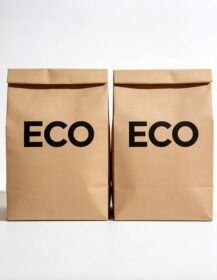 Waterproof Oilproof Eco-Friendly Classic Handmade Kraft Paper Food Bag with Window Handle for Bakery Bread Cookie Takeaway 888J