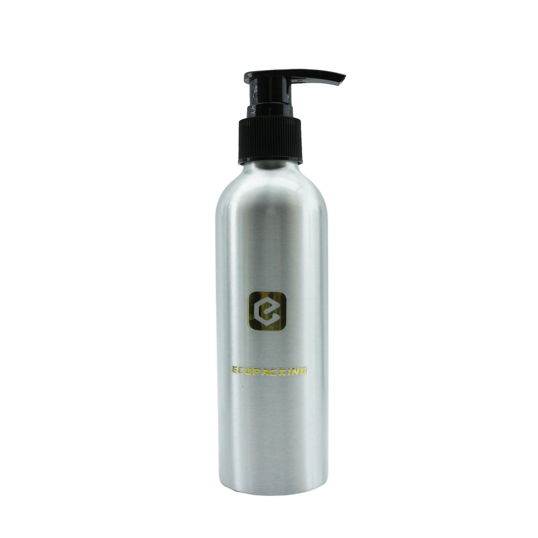 Recycled Empty 30ml 50ml 100ml 250ml Silver Metal Aluminum Bottles Pump for Shampoo Lotion Hair Conditioner Hand Soap Perfume - 图片 6