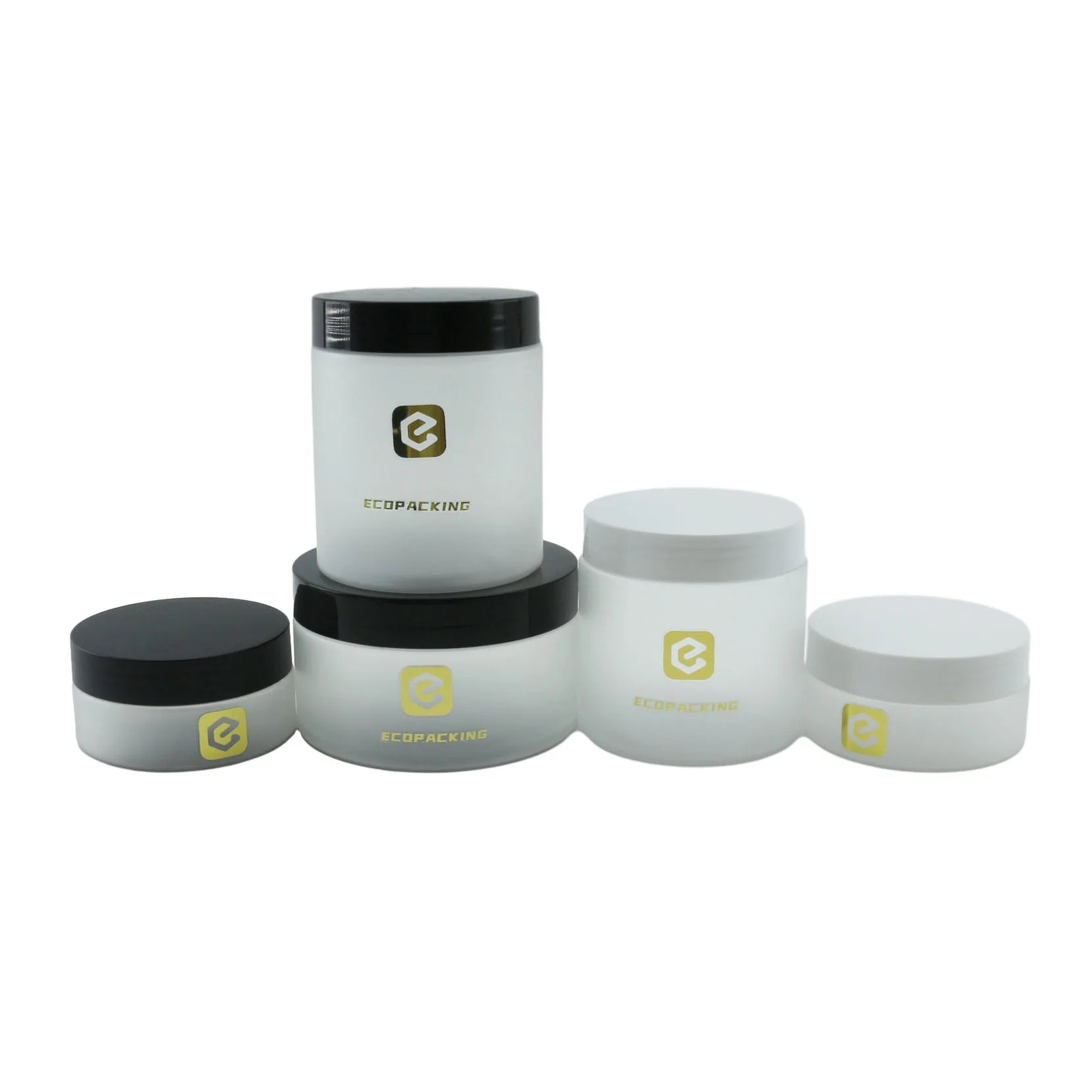 Hot Sale Plastic Food Storage Jars 50ml 100ml 120ml 150ml 200ml 250ml 300ml 500ml clear Frosted Jar for Kitchen
