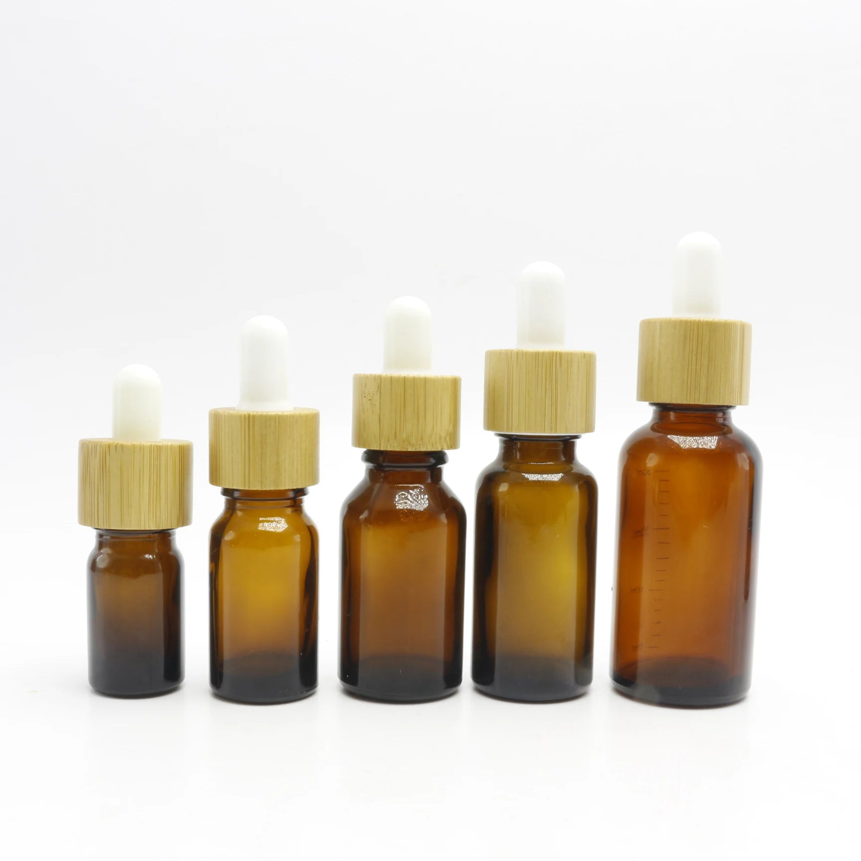 Factory Supply Customized Amber Frosted Cylinder Slanted Cosmetic Hair Oil Serum Bottle Essential Oil Glass Dropper Bottle - 图片 6