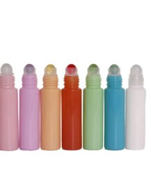 5ml 10ml 15ml Empty Perfume Bottles Roll on rainbow Glass Perfume Oil Bottle F888