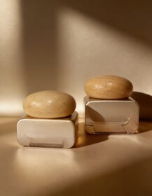 Bamboo Lid Screw Lotion Pump Glass Bottle 20ml/30ml/50ml/100ml/120ml Luxury Square Skin Care Serum & Face Cream