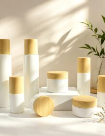 New Design Skincare Containers Luxury Glass Packaging Spray Lotion 1oz 30ml 50ml 60ml 100ml 120ml Glass Jar and Serum Bottle