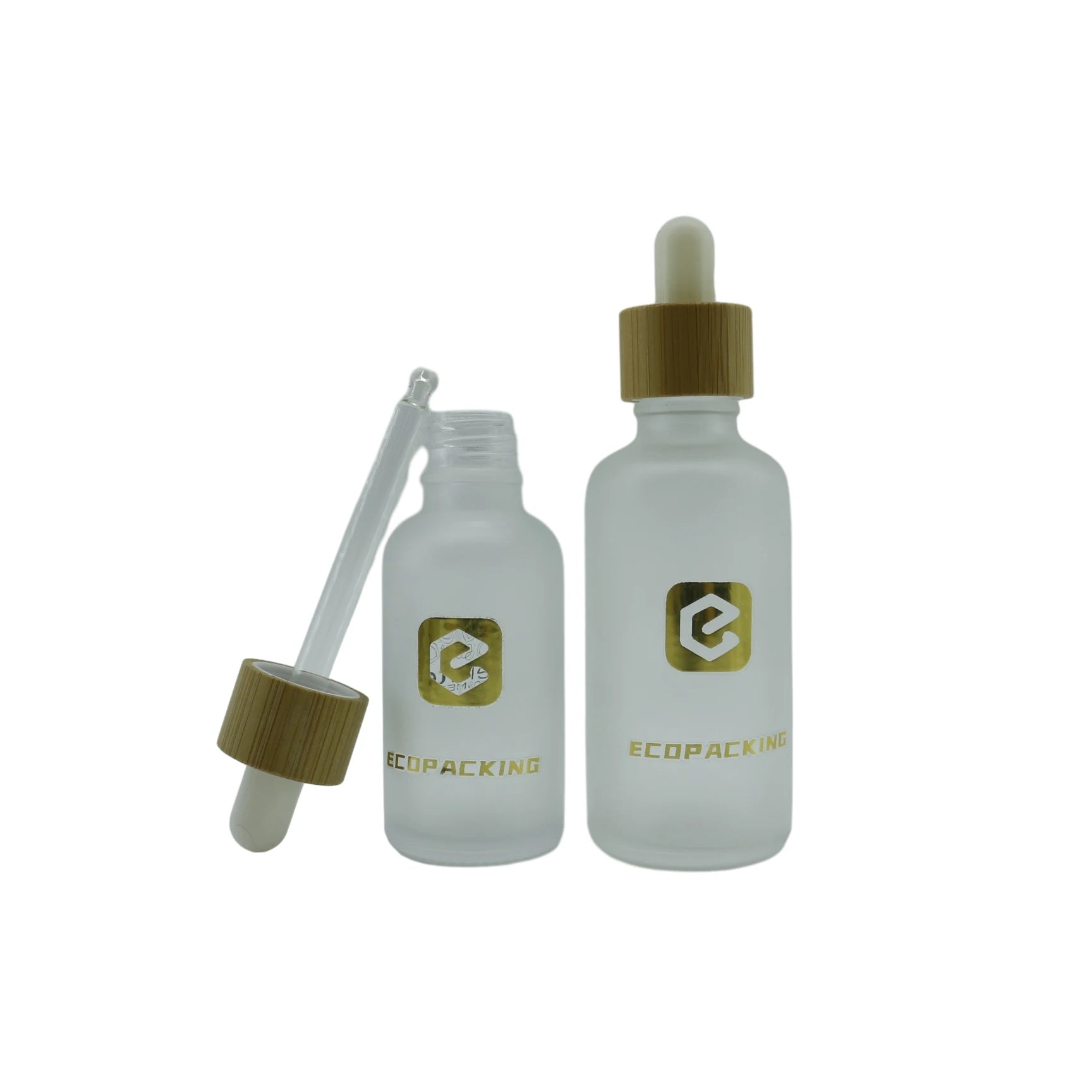 Factory Outlet 15ml 30ml 60ml Glass Dropper Bottle With Dropper an Packaging Cosmetic Custom Frosted Serum Essence Oil Bottle - 图片 6