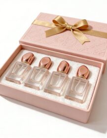 High Quality Rectangular Perfume Dispenser Spray Glass Bottle 30ml 50ml 100ml Thick Bottom Glass Perfume Bottle With Lid