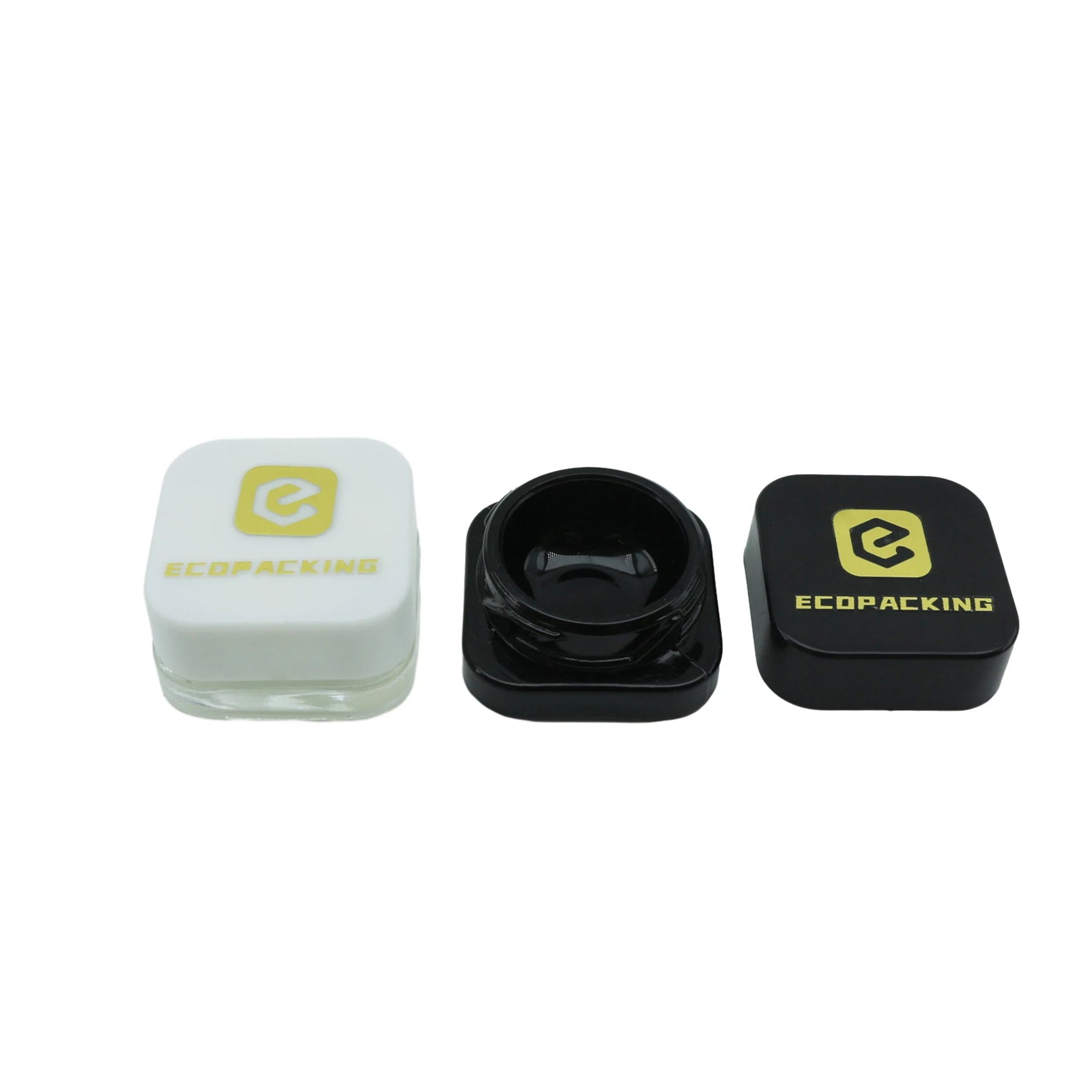 5ml Thick Black Glass Containers with Black Child Resistant Concentrate Jar with Lid for Lip Balm Cosmetics - 图片 8