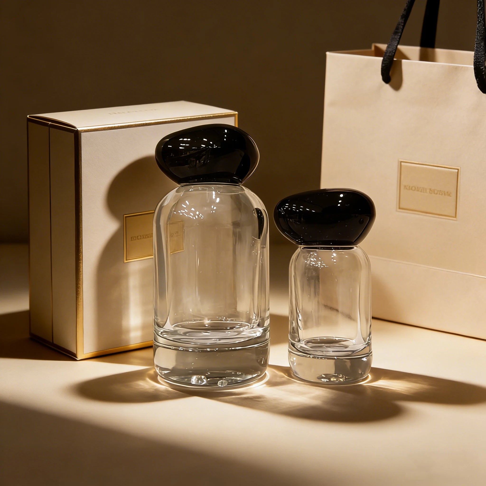 Luxury Thickened Base Perfume Bottle 30ml 50ml 100ml Empty Refillable Glass Fine Mist Spray Perfume Bottle - 图片 6