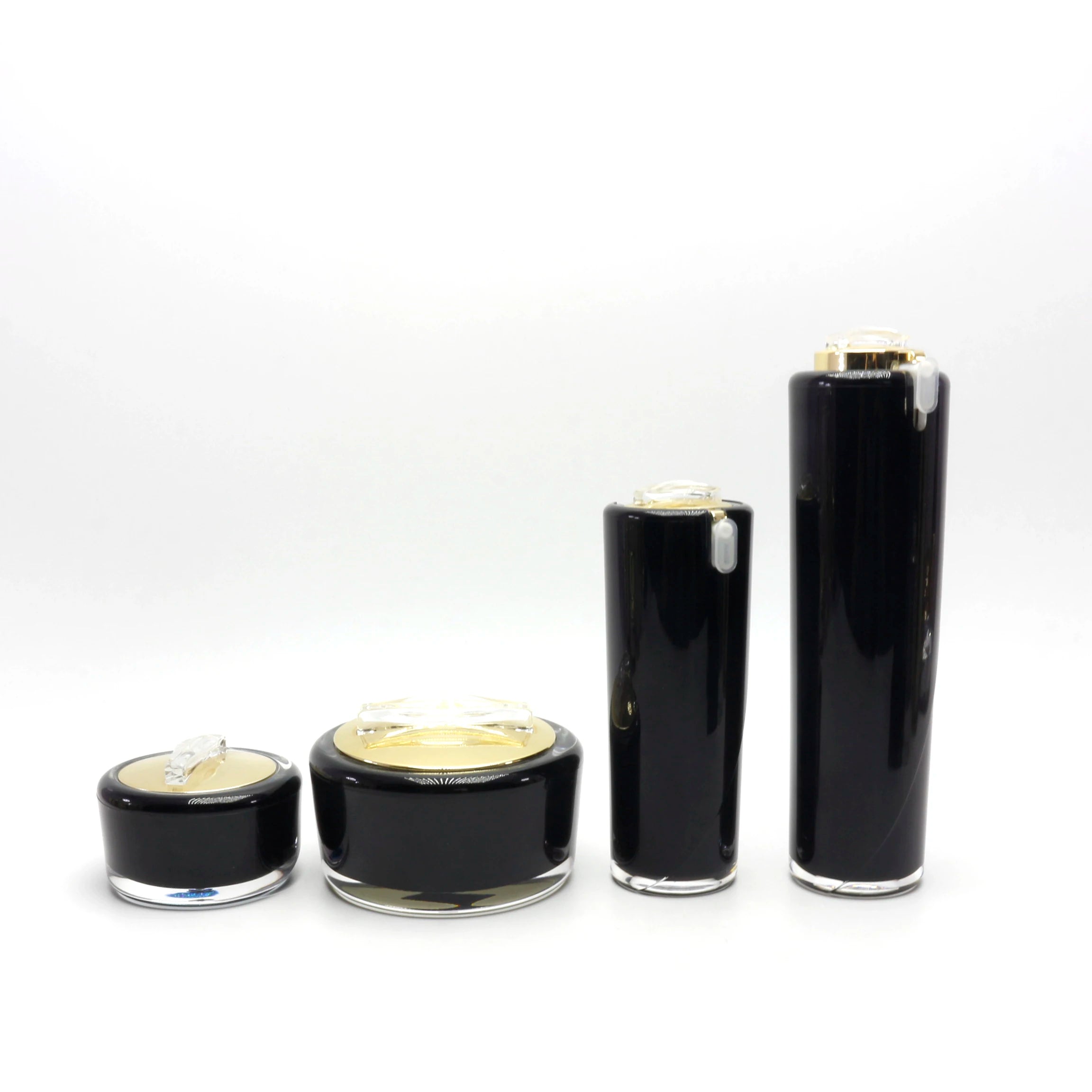 5g 10g 20g 30g 50g Luxury Gold Empty Acrylic Serum Moisturizer Eye Cream Cosmetic Jar with Lid 30ml 50ml 100ml Lotion Oil Bottle - 图片 4