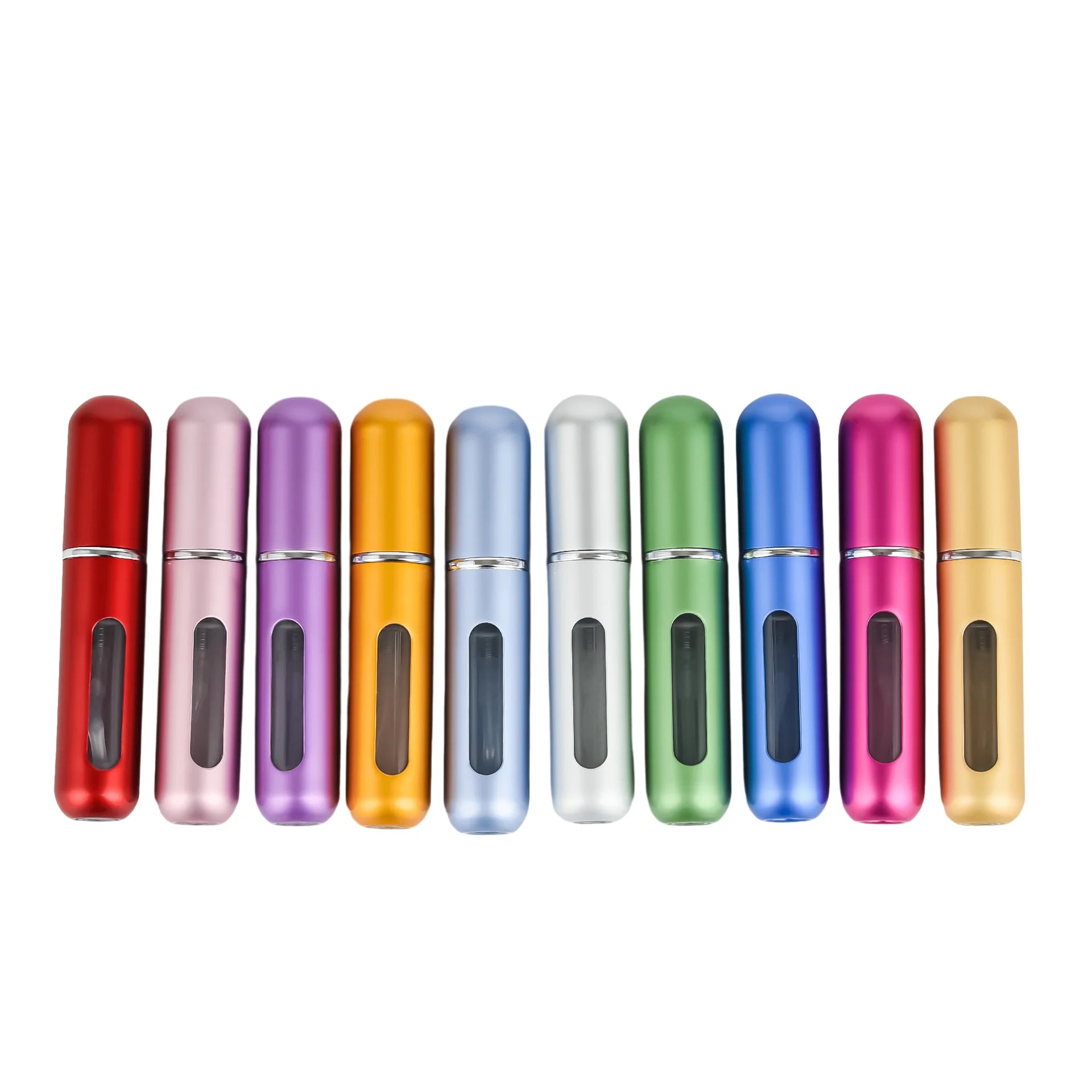 In Stock 3/5/8Ml Aluminium Refillable Bottom Perfume Atomizer Colourful Empty Mini Travel Perfume Atomizer Travel Perfume Bottle - 图片 2