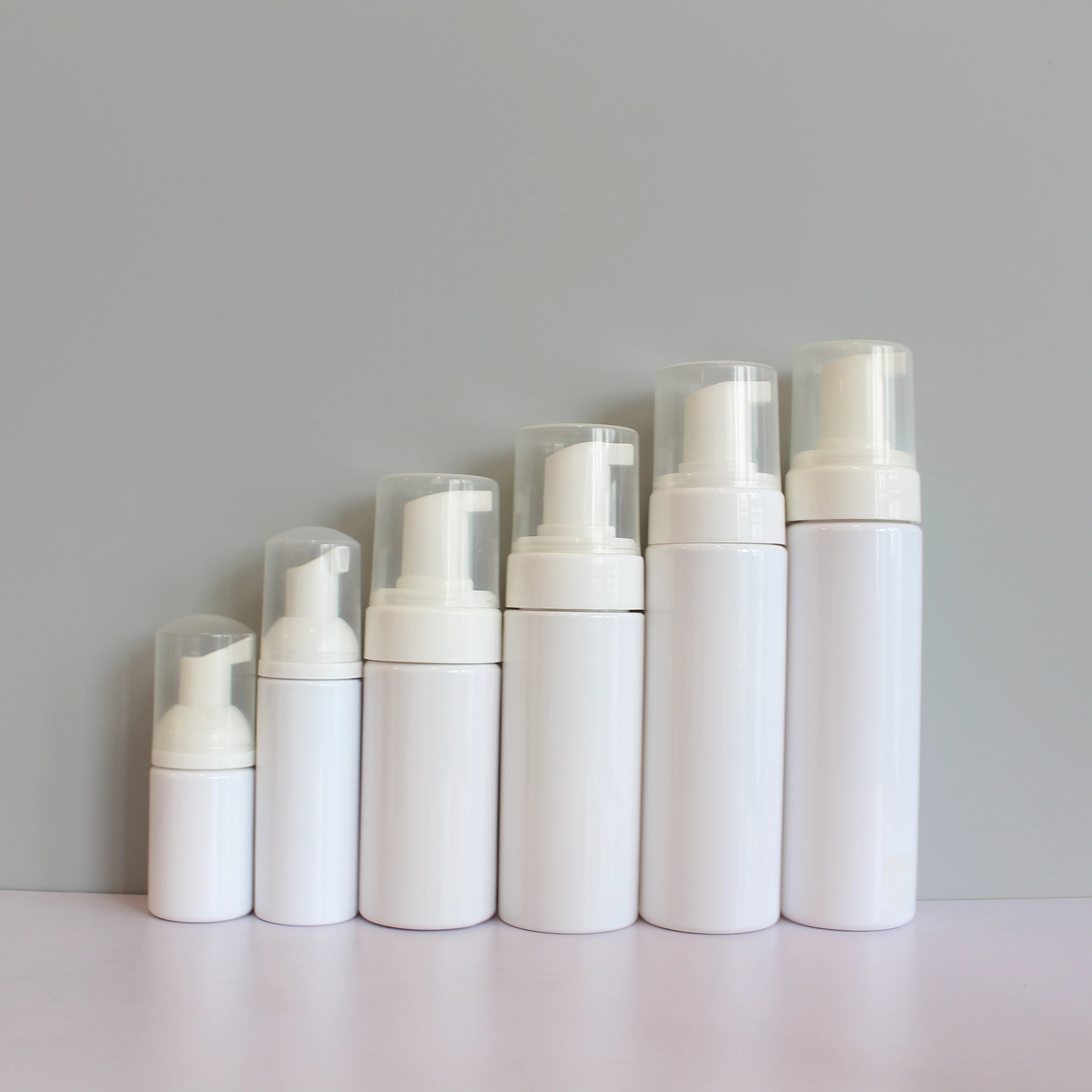 30ml 50ml 60ml 100ml 120ml 150ml 200ml 250ml clear White Stock Empty Foaming Dispenser Pump Bottle Mousse Hand Soap Bottle B8888 - 图片 6