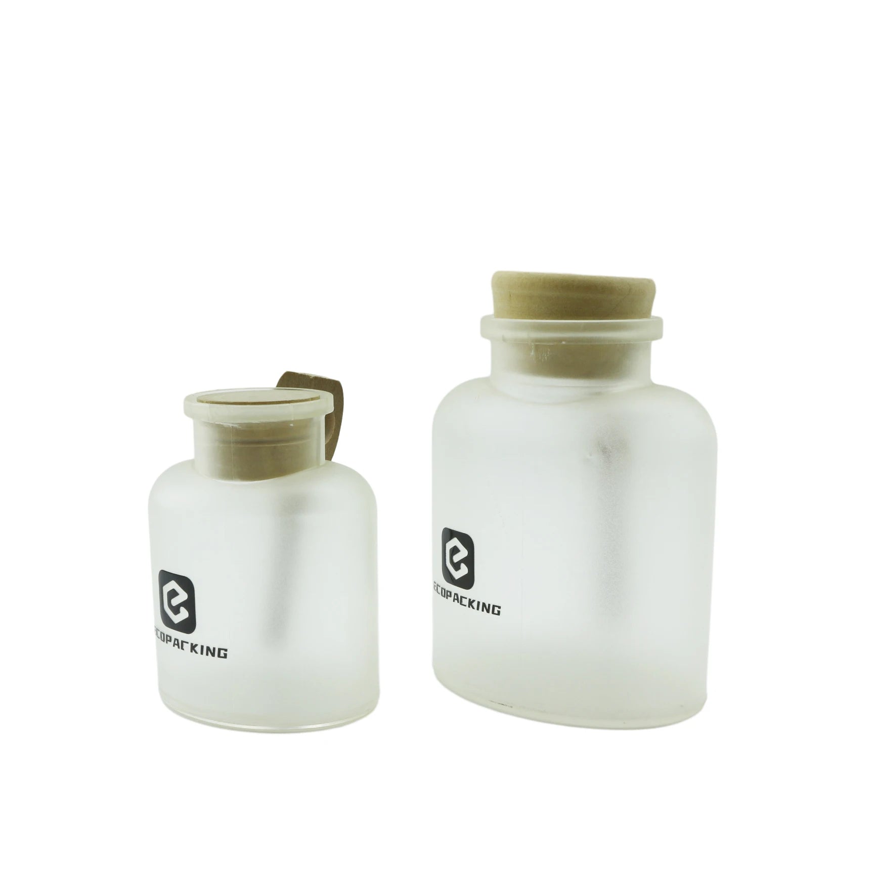 100ml 200ml 300ml 500ml Frosted ABS Plastic Jar for Bath Salt Body Lip Scrub Packaging with Cork Metal Lock for Personal Care - 图片 5