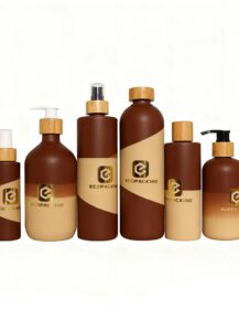 Customize Color Empty Biodegradable PLA Shampoo Lotion Bottle Pump Screen Printed for Face Mask Skin Care Serum 30/50/100/250ml