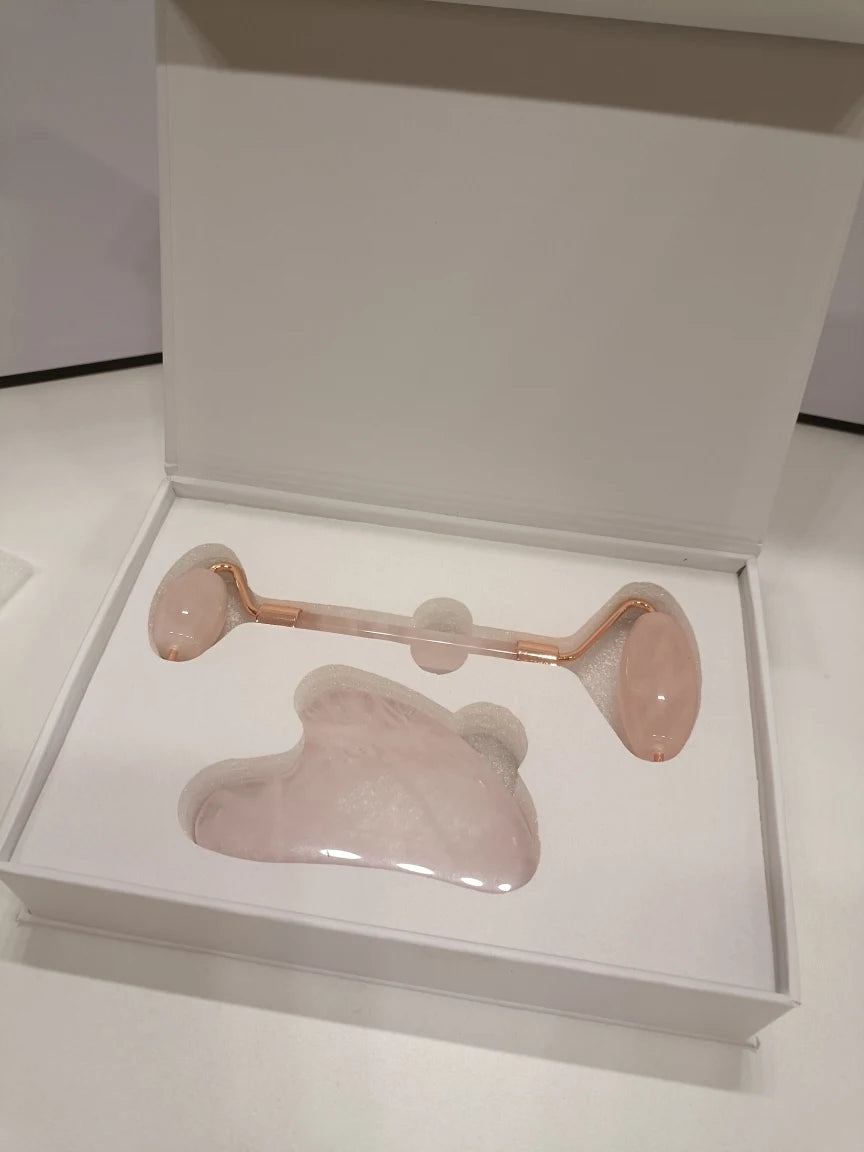 Custom Jade Eye Roller Serum Massager Stone Wholesale Natural Anti Aging Jade Face Massage Roller Gua Sha Set - 图片 8