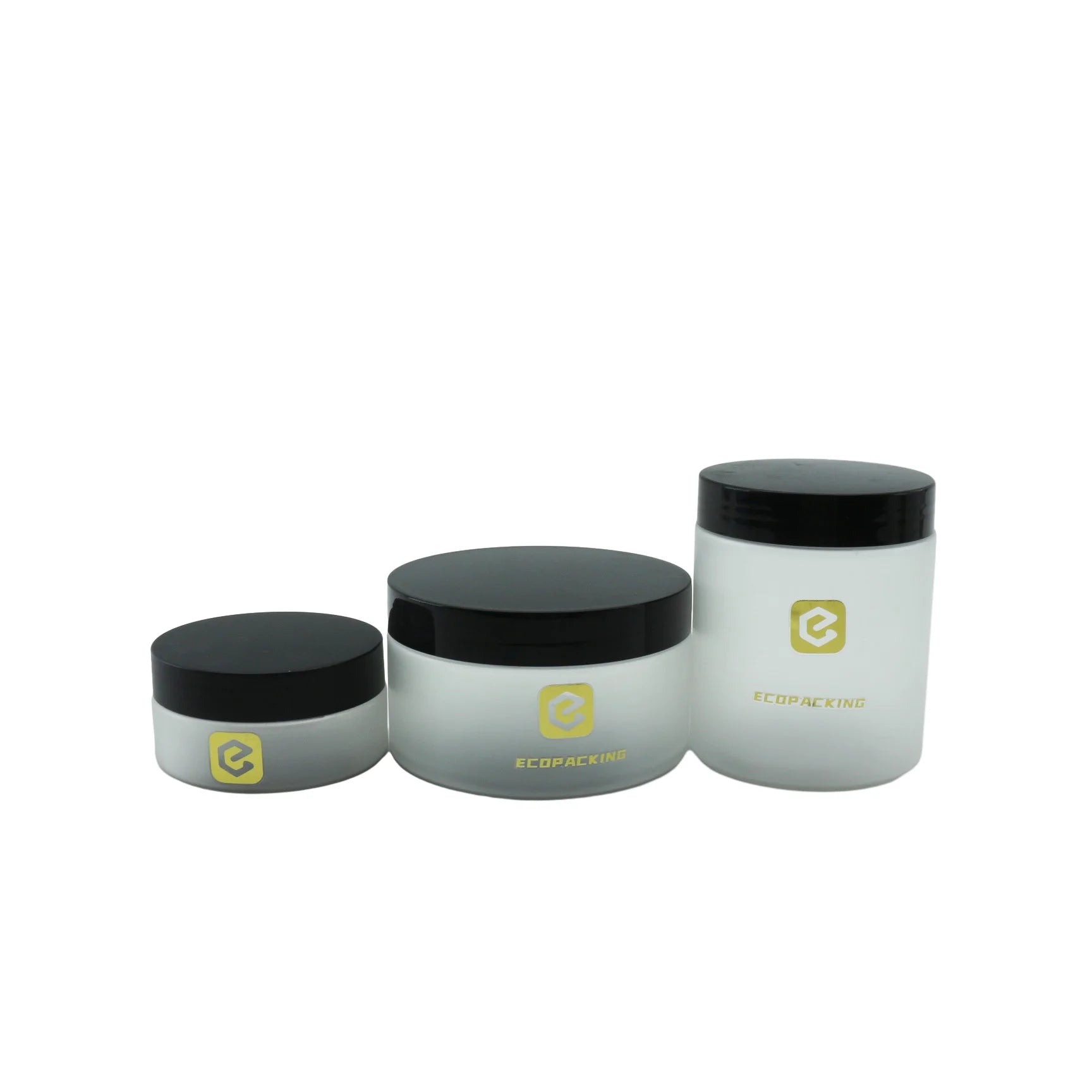 Plastic Cosmetic Packaging Round Jars 50ml 100ml 250ml PET Frosted Lotion Jars and Body Cream Jars with Lid - 图片 4