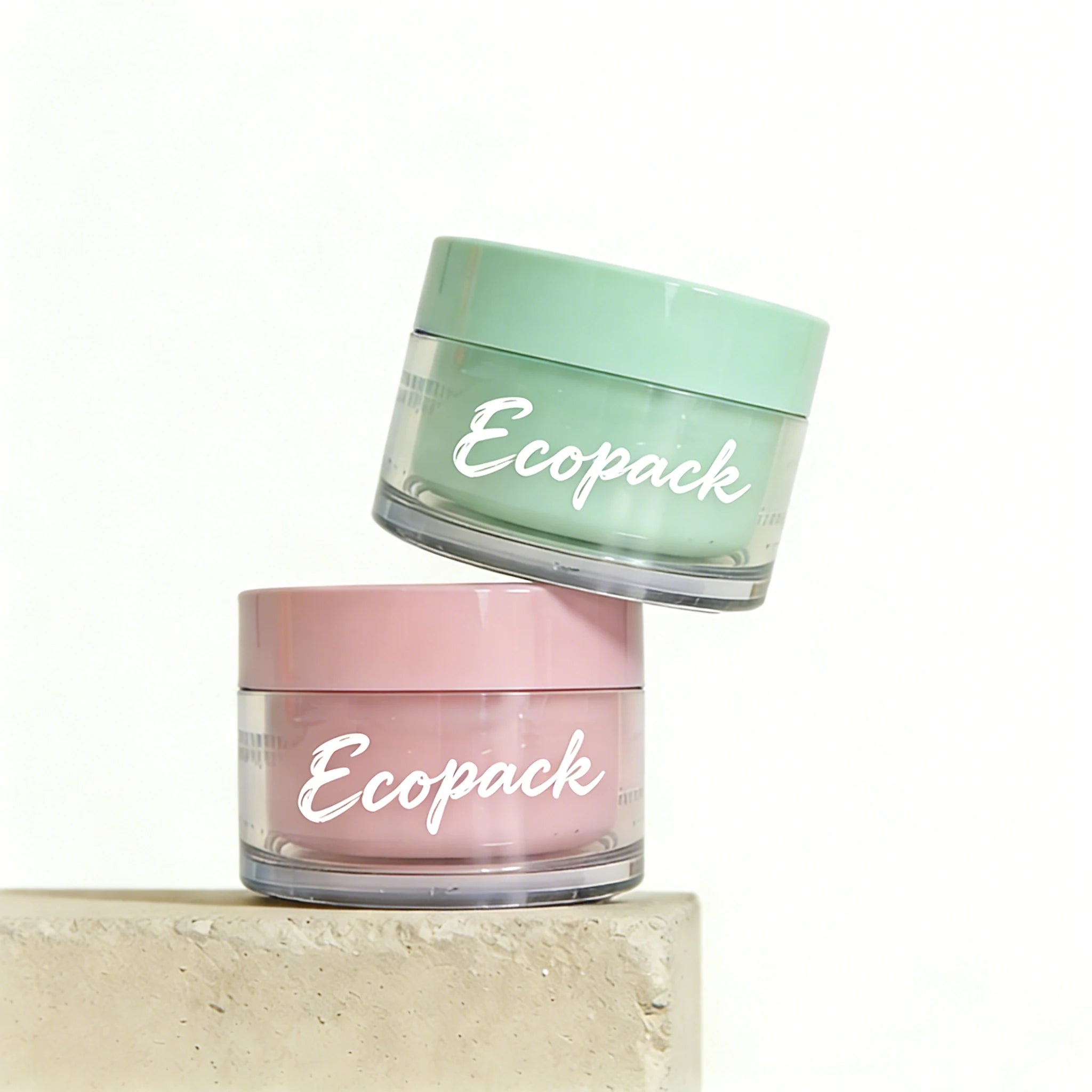 Custom Color & Printing Double-Layer Acrylic Cosmetic Cream Jar for Luxury Skincare Packaging - 图片 9