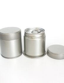Factory Price Wholesale Aritight Round Empty OEM Custom Loose Tea Matcha Powder Tins with Screw Lid 30g 50g 60g 100g