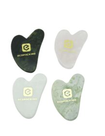 Jade Roller Facial Massage Jade Roller Gua Sha Set With Box Beauty Roller for Face Lifting and Skin