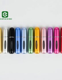 5ml Empty Aluminum Perfume Atomizer Durable Metal Fragrances Bottles