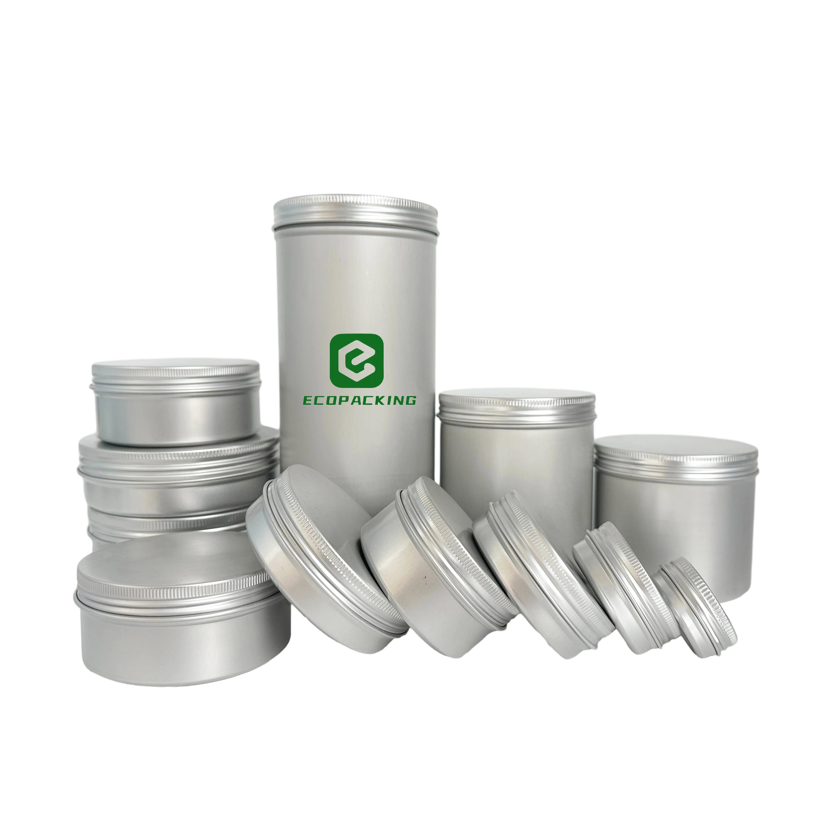 5ml 10ml 15ml 20ml 30ml 50ml 60ml 80ml 100ml 120ml 150ml 200ml 250ml 500ml 750ml 1000ml Empty Aluminum Candle Jars with Lid - 图片 3