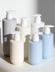 Wholesale 500ml White Lotion Bottle 250ml HDPE Shampoo Bottle Plastic Shower Gel Bottle With Lotion Pump