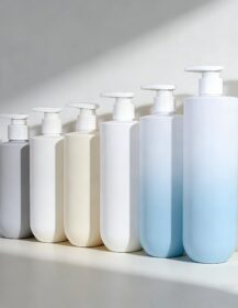 250ml 300ml 500ml White HDPE Cosmetics Lotion Container Shampoo Bottles Pump Sprayer Shower Gel Dispenser Silk Conditioner