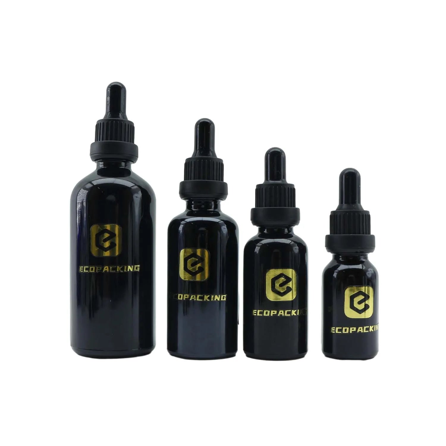 Hot Sale Perfume Oil Bottle 5ml 10ml 15ml 20ml 30ml 50ml 100ml Black Olive Oil Glass Dropper Bottle - 图片 4