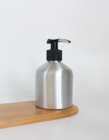 Custom 8oz/250ml Empty Aluminum Pump Spray Bottle for Skin Care Packaging of Shampoo Lotion Essential Oils Lipstick Toothpaste