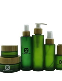 30ml 50ml 100ml 120ml 200ml Cosmetic Packaging Glass Oil Bottles clear Shampoo Packaging for Skincare F888