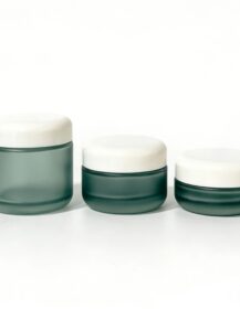 OEM for Gold Glass Cosmetic Jars Pump Bottles for Face Cream Skincare Lotion
