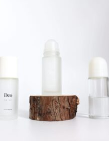 Empty 50ml Cosmetic Glass Container Perfume Deodorant Stick Tube Packaging Roll on Bottles