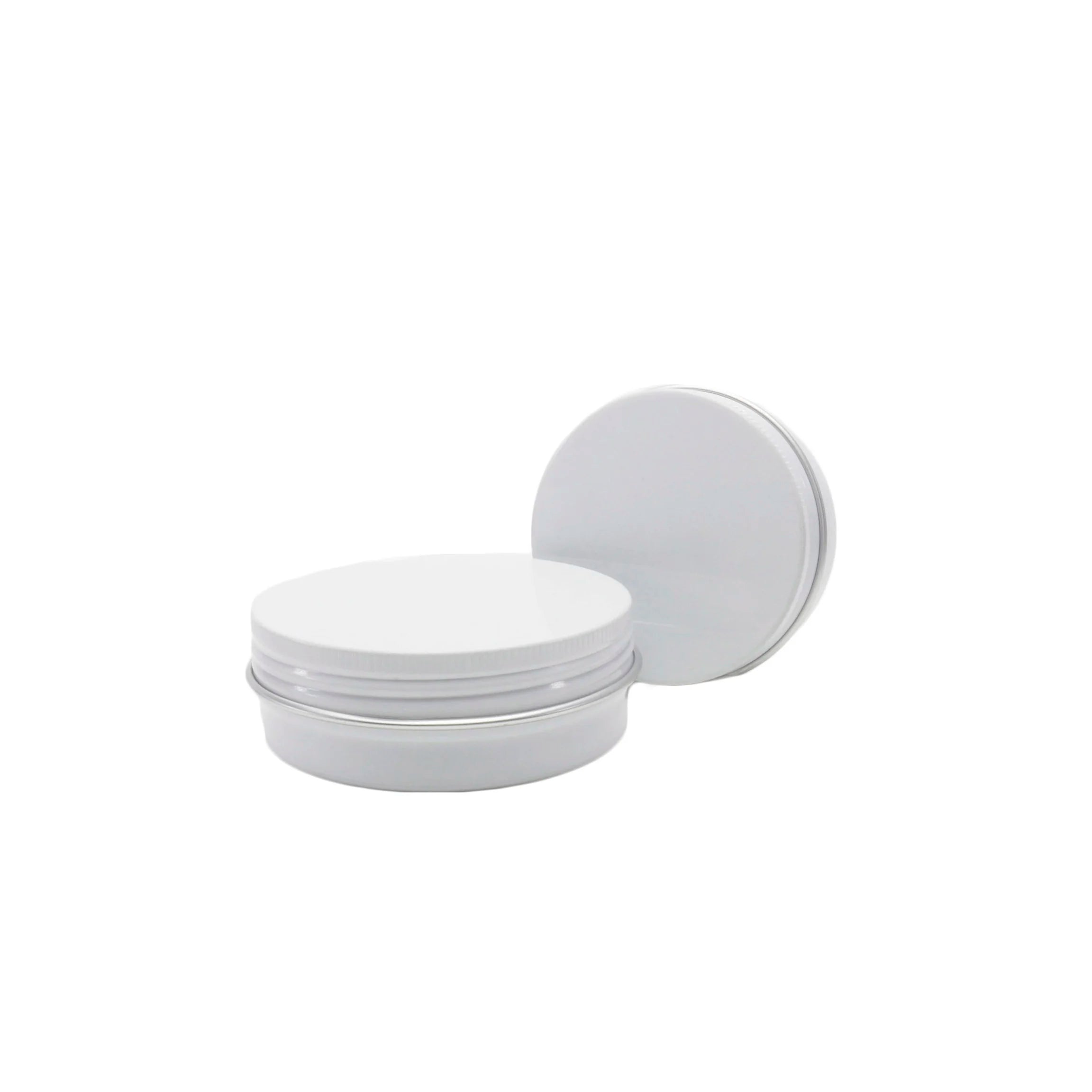 Cosmetic Metal Tin Aluminum Jar White Soap Tin Aluminum Metal 15ML 30ML 50ML 60ML 80ML 100ML - 图片 5