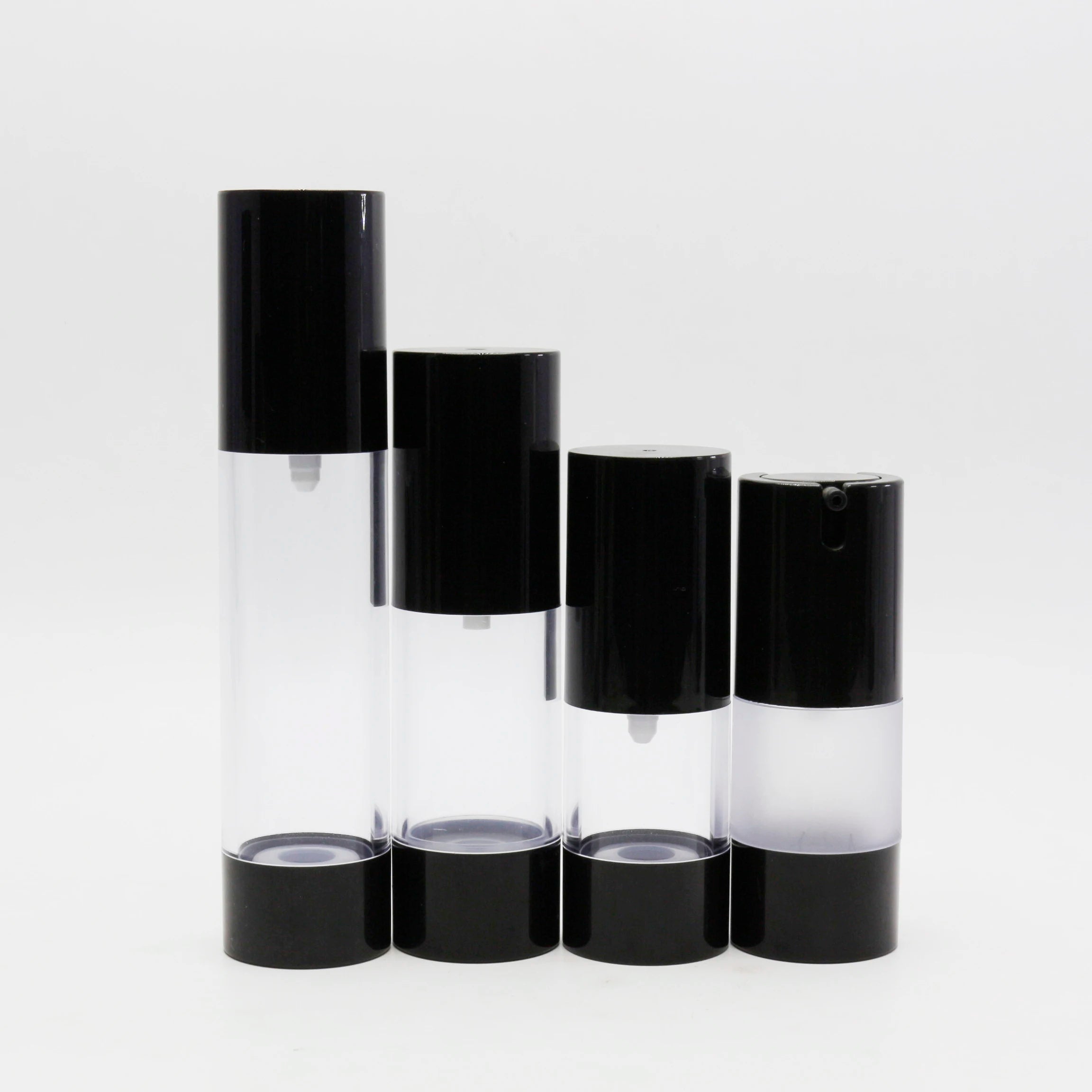 30ml 50ml 80ml 100ml 120ml Airless Screw Cap Pump Bottle Plastic PCR Lotion Airless Bottles for Baby Face Cream Hair Gel - 图片 7