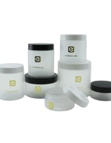 Empty Cream Jar 5ml-1000ml clear Frosted PET Plastic Cosmetic Jars