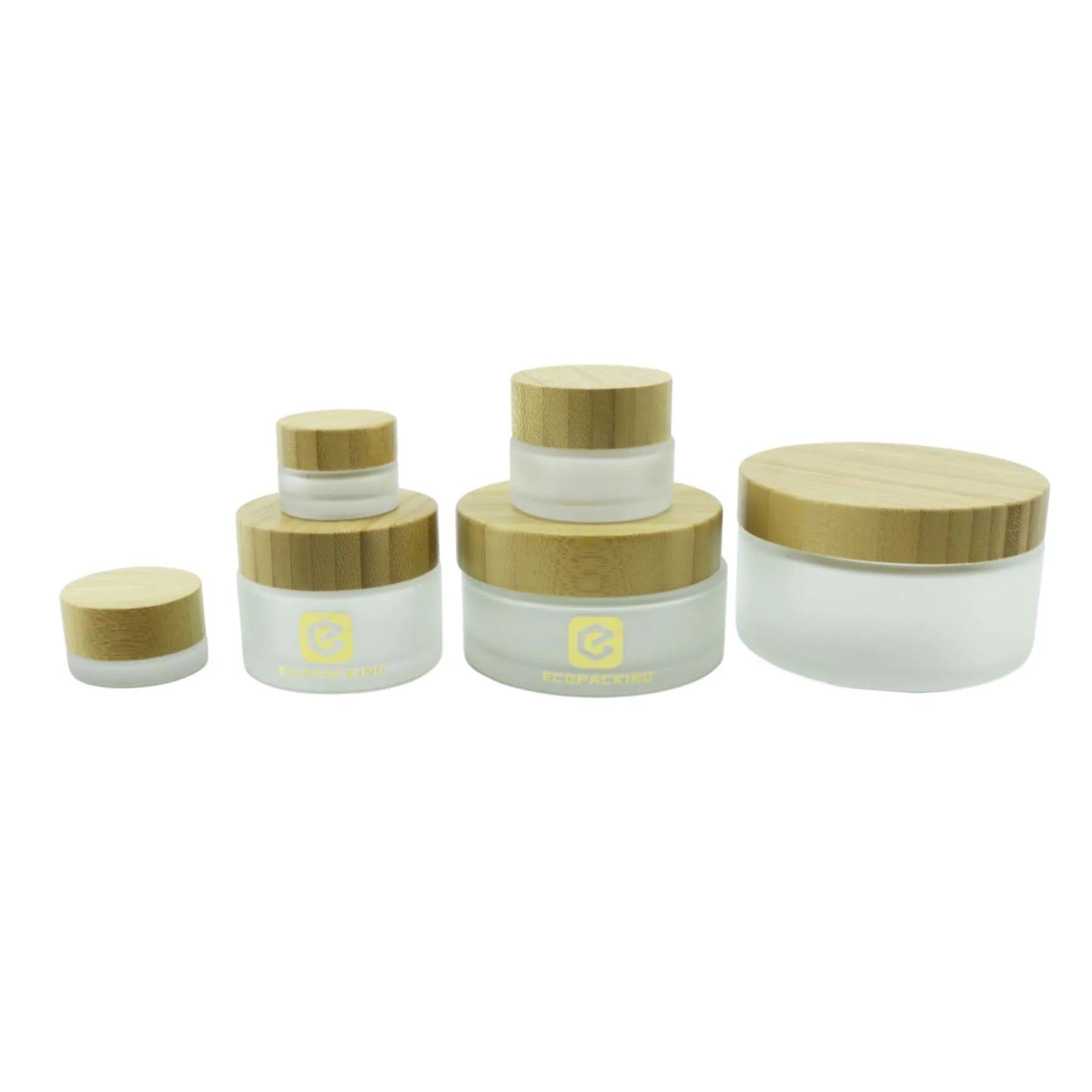 Oem Color Eco Friendly Bamboo Cosmetic Packaging Cream Jar Empty Cosmetic Bottle Set Bamboo Lotion Bottle Jar - 图片 7