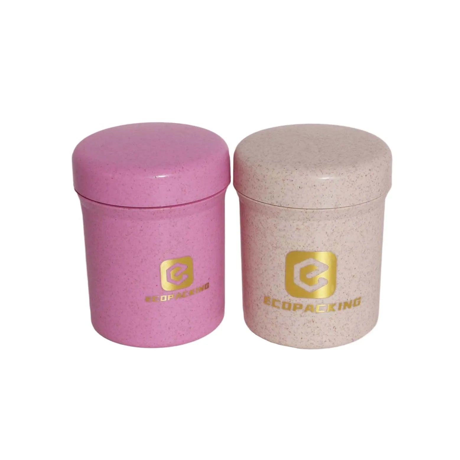 Empty Cosmetic Cream Jar Plastic Container 10ml 20ml 30ml 50ml 100ml 150ml 200ml 250ml Wheat Straw Jar - 图片 2
