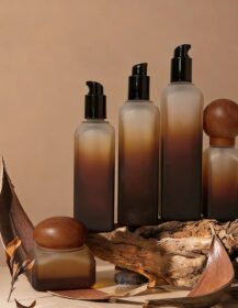 High Grade40ML-120ML Frosting Empty Lotion Bottle Lotion Pump Matte Finish Cosmetics Packaging Glass Bottles