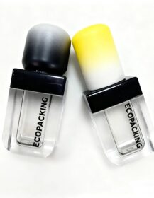 5ml/6ml Glass Lip Oil & Face Cream Tubes with Custom Logo Large Brush Thick Lip Glaze Dropper Sealing