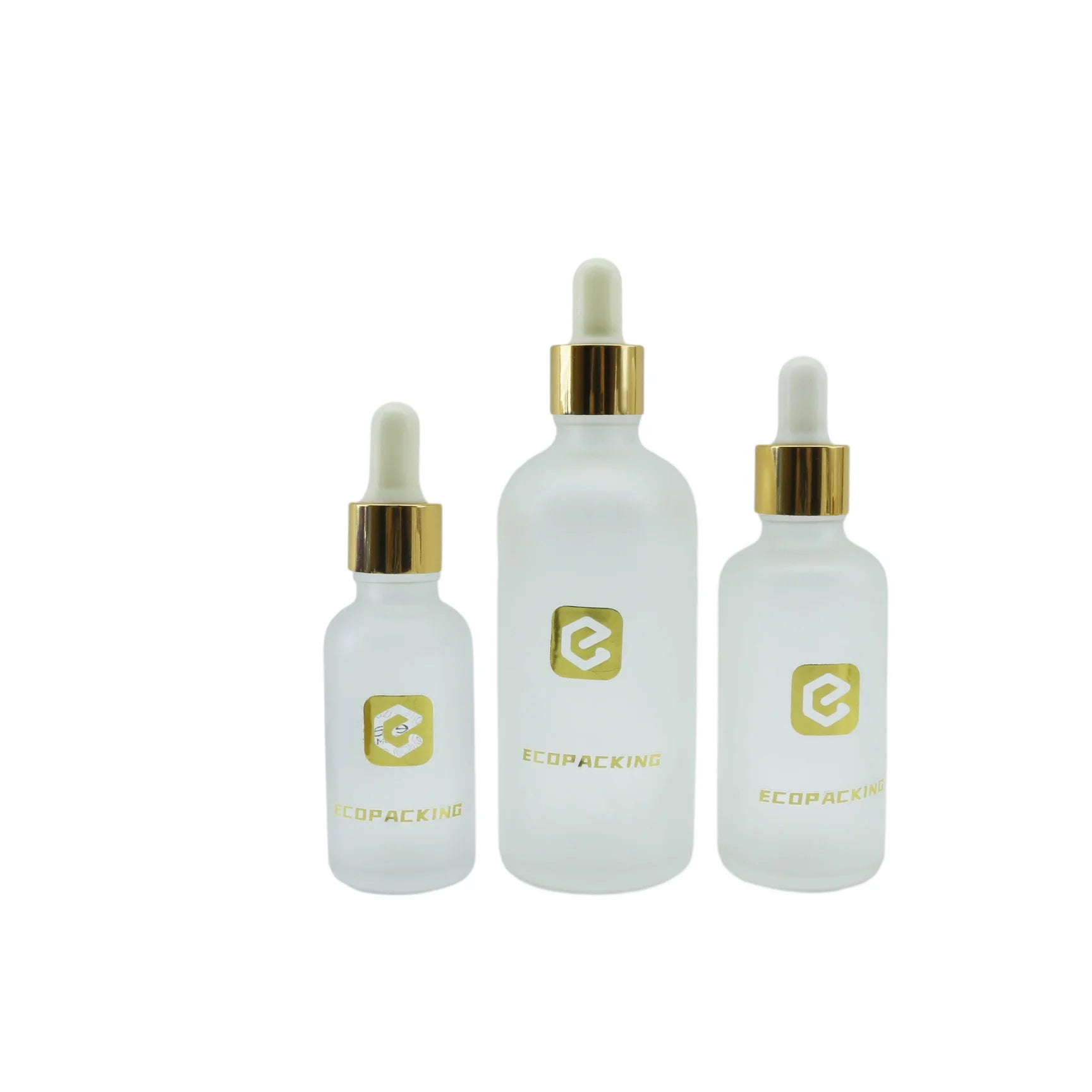Custom logo Frosted Glass Dropper Bottle 100ml 50ml 30ml 20ml 15ml 10ml 5ml Essential Oil Bottle - 图片 2