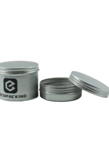 10ml 15ml 25ml 30ml 50ml 60ml 80ml 100ml Aluminium Jar 50g Ointment Container 50 ml Flat Aluminium Tin