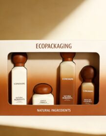 New Design Skincare Containers Luxury Glass Cosmetic Packaging Lotion Serum Bottle&Cream Jar with Box Packaging