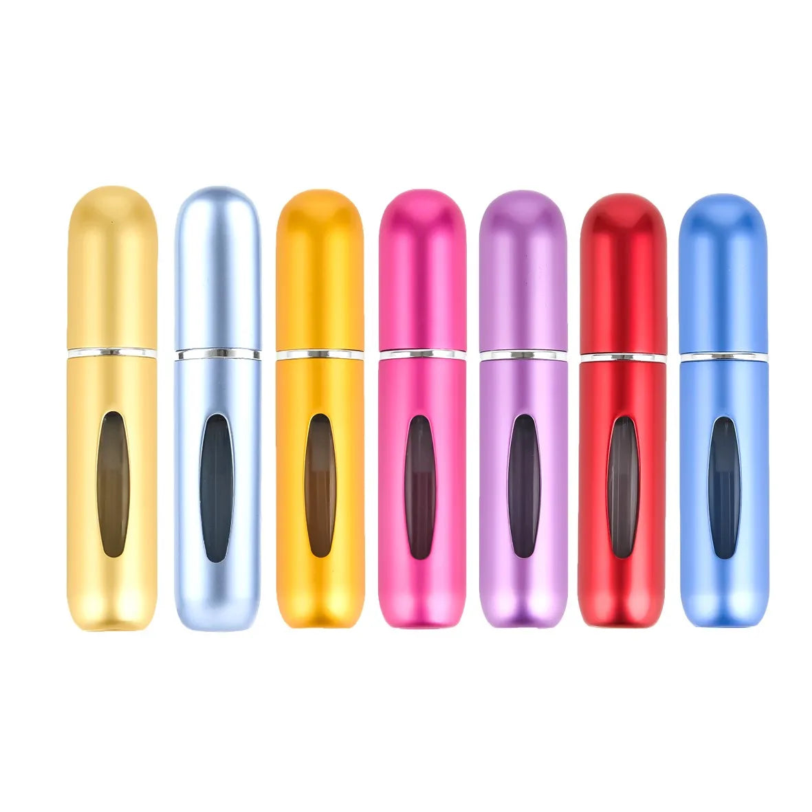 In Stock Wholesale Empty Luxury 5ml Mini Cosmetic Aluminum Metal Perfume Oil Atomizer Diffuser Spray Bottle Refillable - 图片 2