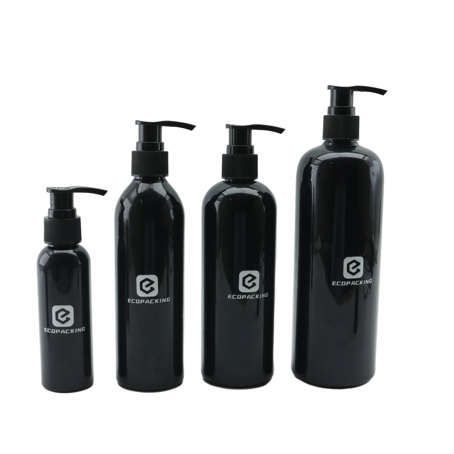 250ml 300ml 500ml 1000ml Amber PET Plastic Shampoo Bottles - 图片 5