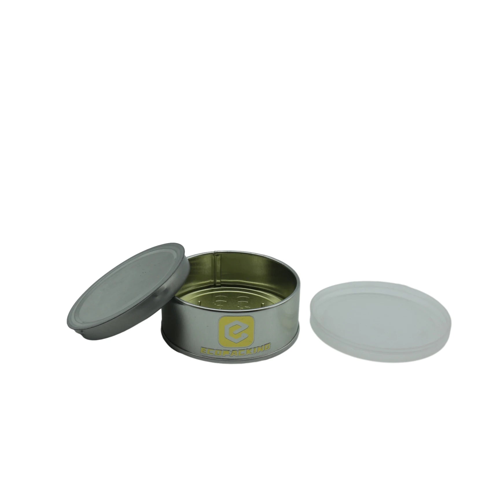 Empty Metal Tin Can Empty Tuna Can Sardine Tinplate Cans with Pull Ring Lid and Plastic Lid - 图片 5