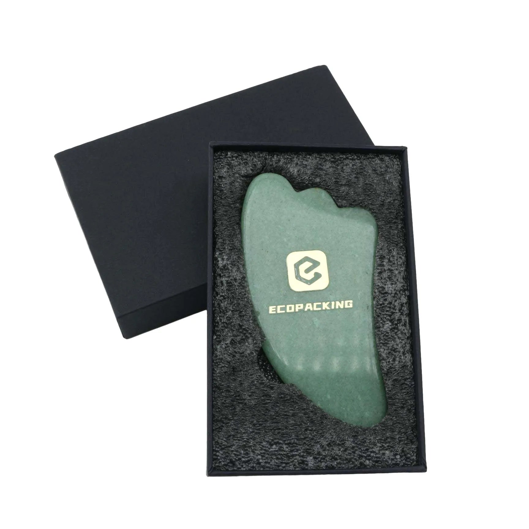 Jade Roller Facial Massage Jade Roller Gua Sha Set With Box Beauty Roller for Face Lifting and Skin - 图片 4