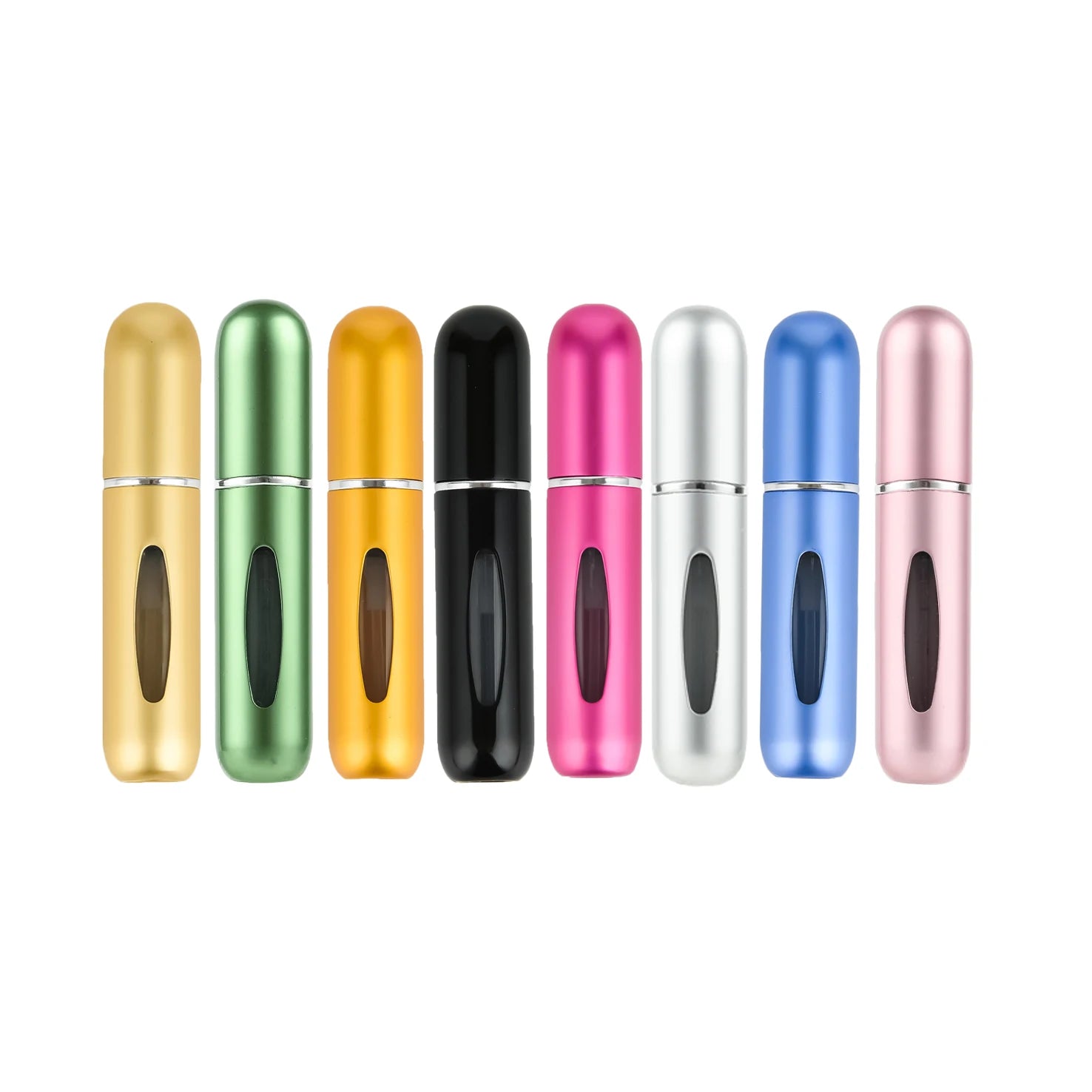 In Stock Wholesale Empty Luxury 5ml Mini Cosmetic Aluminum Metal Perfume Oil Atomizer Diffuser Spray Bottle Refillable - 图片 3