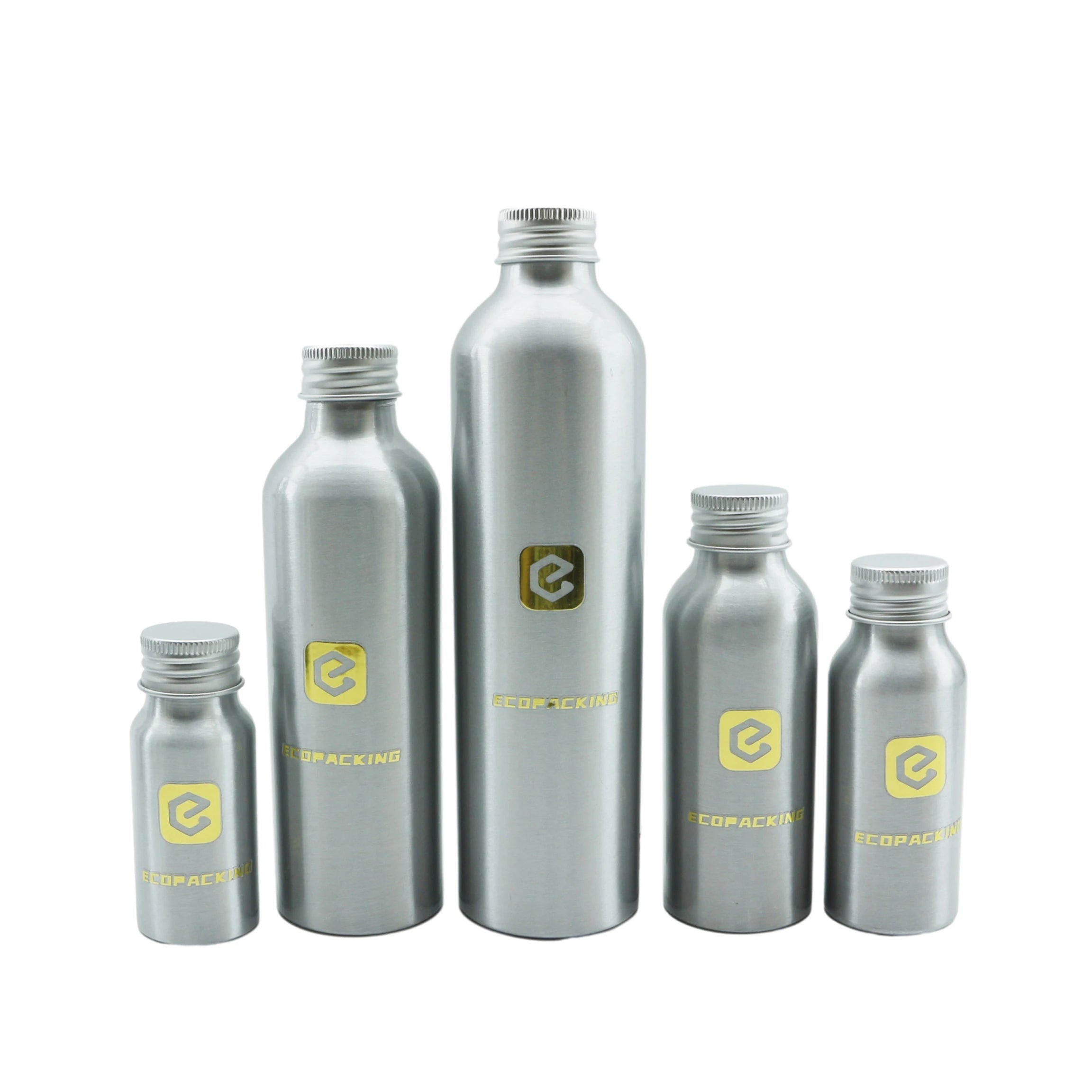 Empty Metal Cosmetic Aluminum Oil Bottle Aluminum Bottle for Essential Oil Packaging