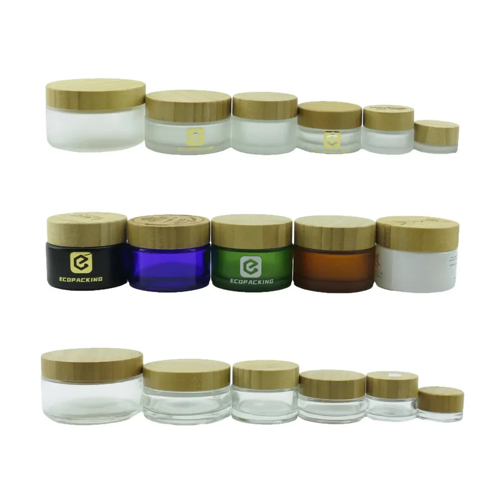 Eco Friendly Skincare Packaging Frosted 200ml 500ml Custom Cosmetic Cream Jar and Lotion Pump Bottle Set - 图片 4
